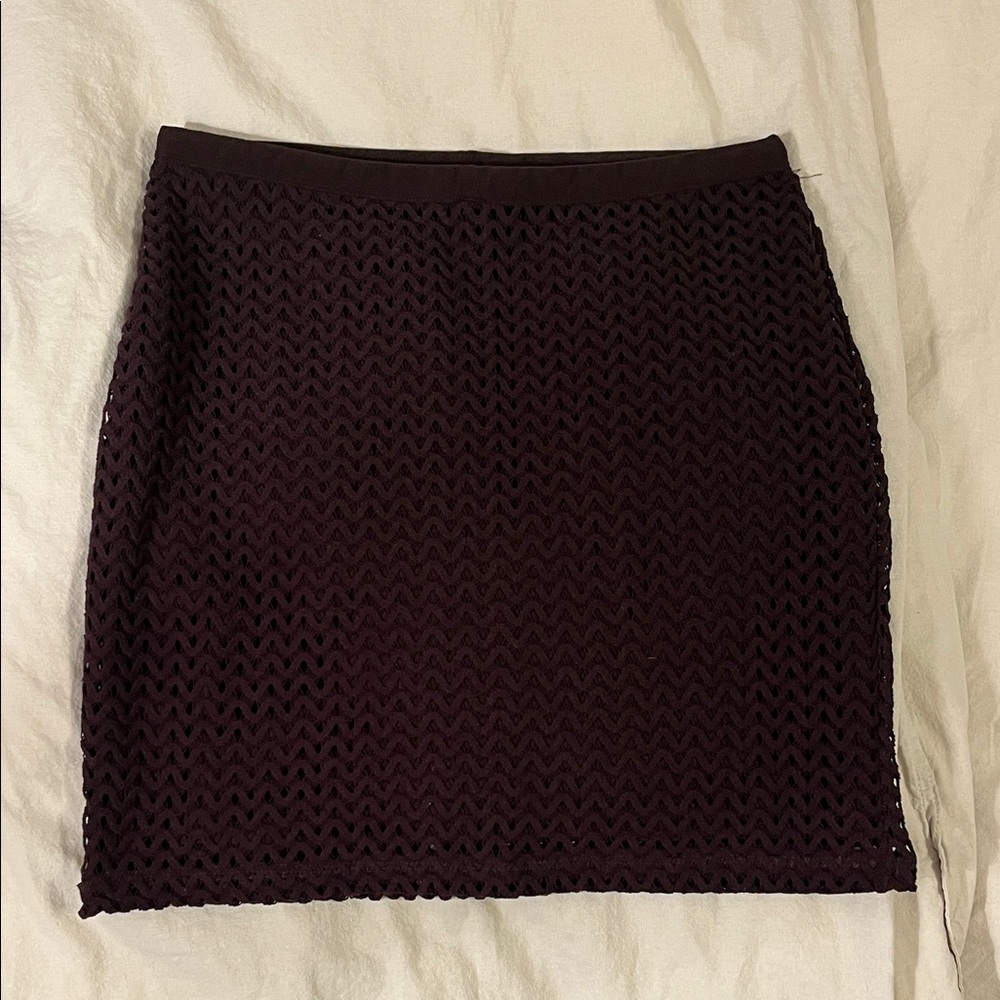 Chocolate Brown Zara mini skirt